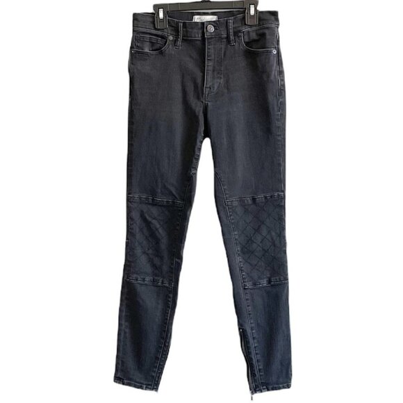 Madewell High Riser Skinny Black Jean - 27 - Picture 1 of 6